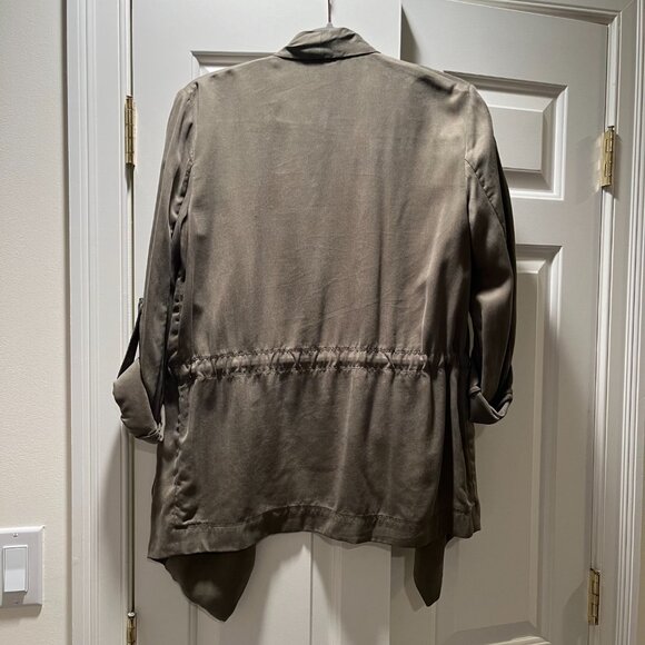 The Group by Babaton Calipso Jacket Dark Moss Green Size Small - Picture 4 of 4